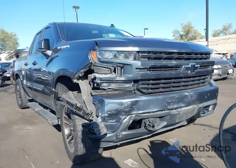 2021 Chevrolet Silverado 1500 4Wd Standard Bed Rst из США, поврежденный, VIN 1GCRYEED1MZ249711